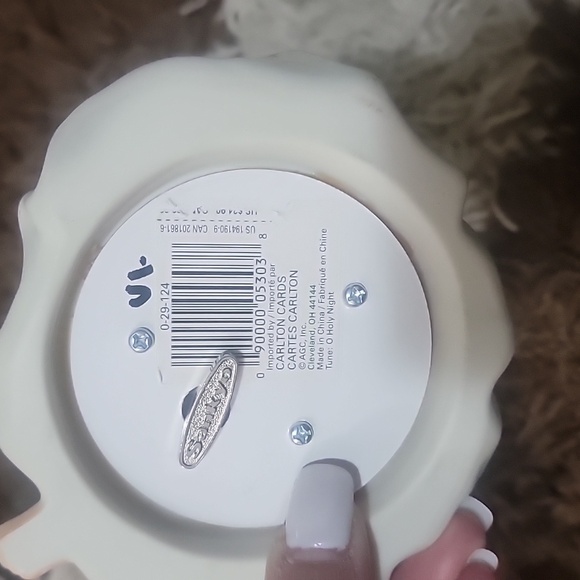 Cartes Carlton Cards musical ANGEL figurine Oh Holy Night very good condition - Picture 5 of 6